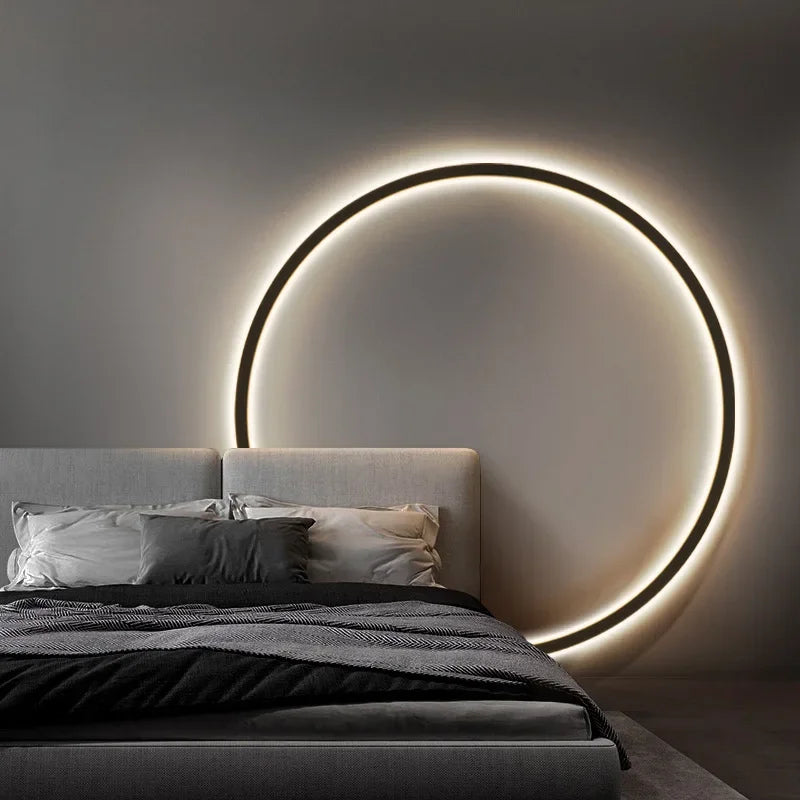 Solarelle Round Minimal Wall Lamp For Modern Living Rooms, Hallways, And Offices