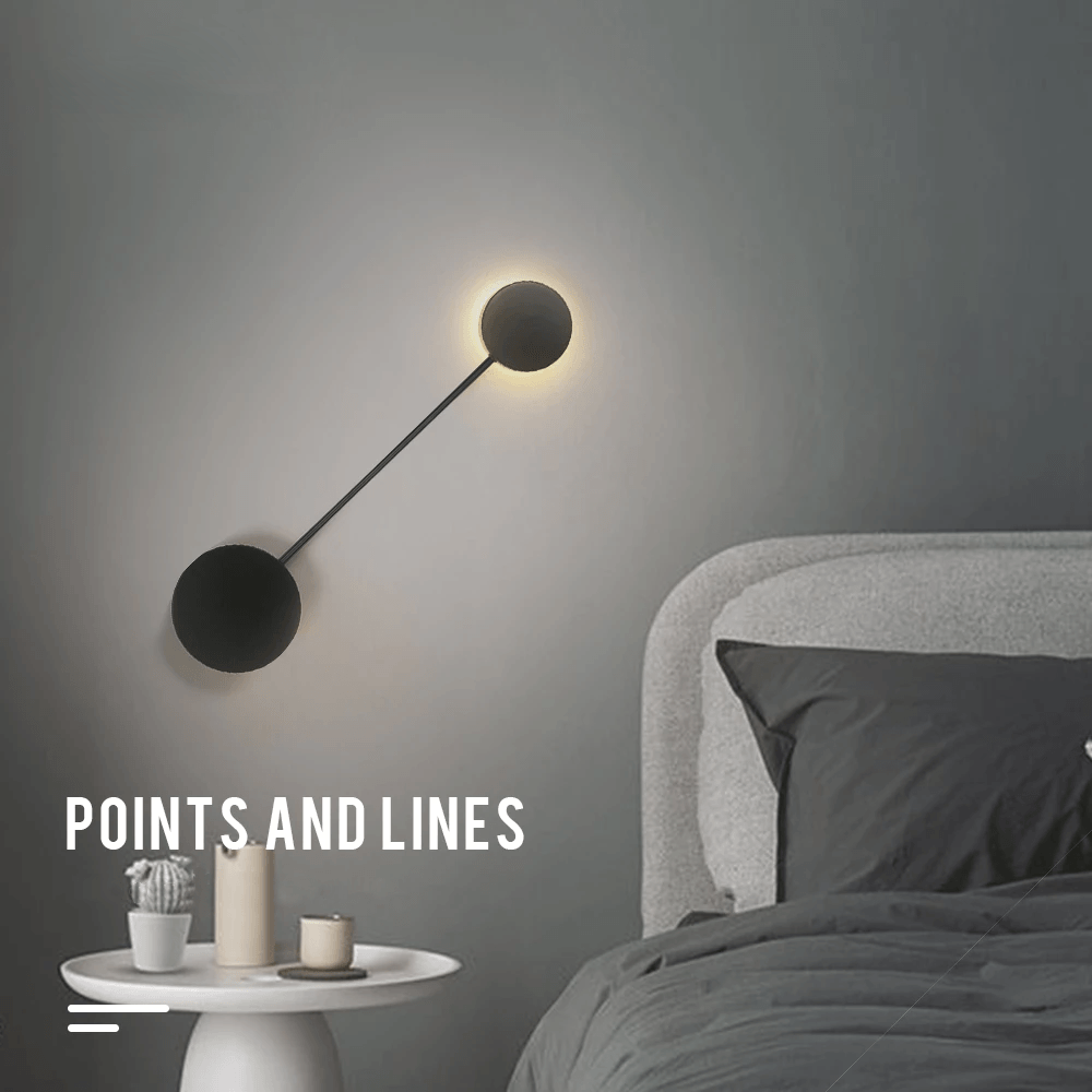 Lampu Dinding LED Bulat AstraGlow Untuk Hiasan Rumah Moden