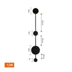 AstraGlow Circular LED Wall Light For Modern Home Decor