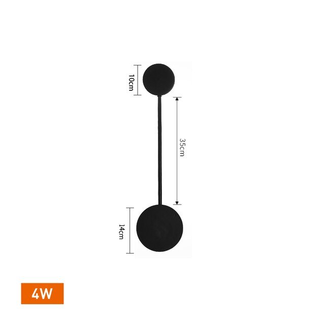 AstraGlow Circular LED Wall Light For Modern Home Decor