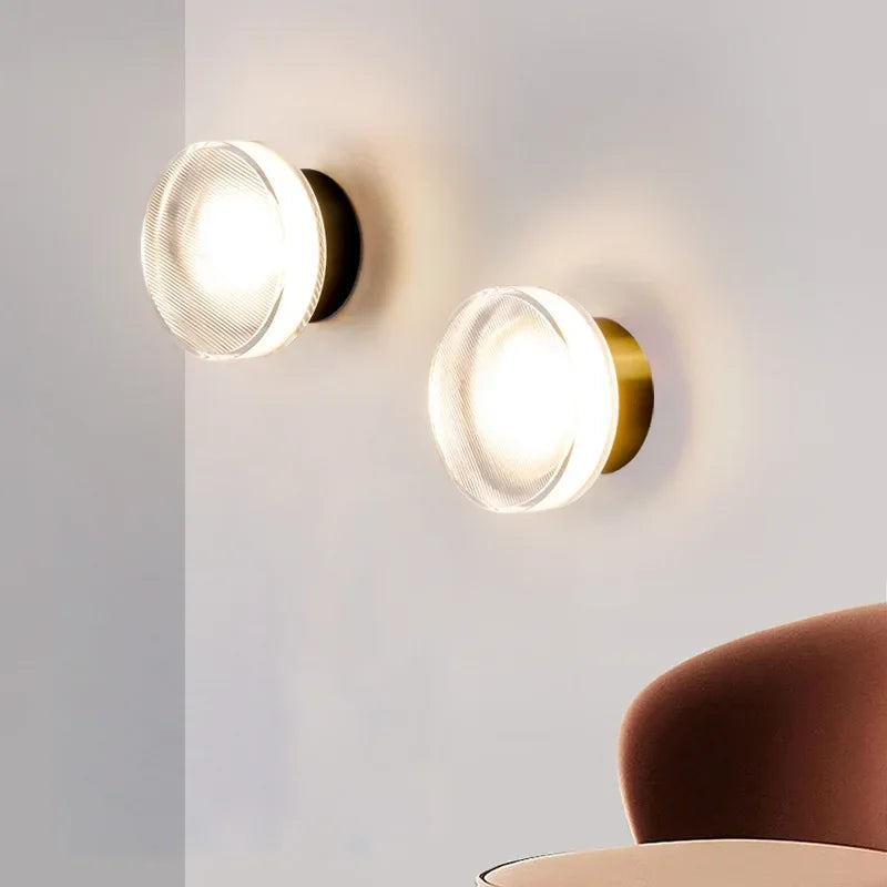 Lunara Orb Round Wall Lamp For Modern Ambient Lighting And Contemporary Indoor Wall Sconce
