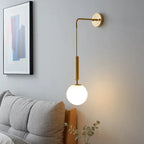 AstraLume Glass Wall Light for Contemporary Home Interiors