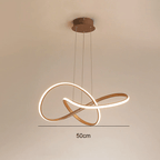 QuantaTwirl LED Pendant Light With Twisted Modern Design