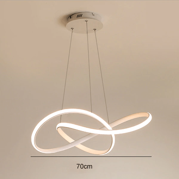 QuantaTwirl LED Pendant Light With Twisted Modern Design