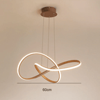 QuantaTwirl LED Pendant Light With Twisted Modern Design