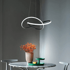 QuantaTwirl LED Pendant Light With Twisted Modern Design