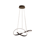 QuantaTwirl LED Pendant Light With Twisted Modern Design