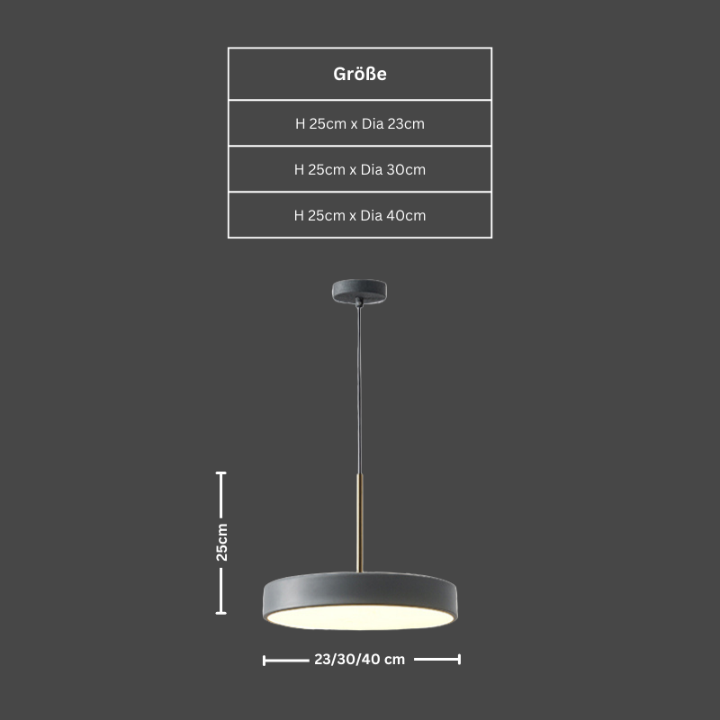 Luminex Adjustable Cable Aluminum Pendant Light With Acrylic Shade