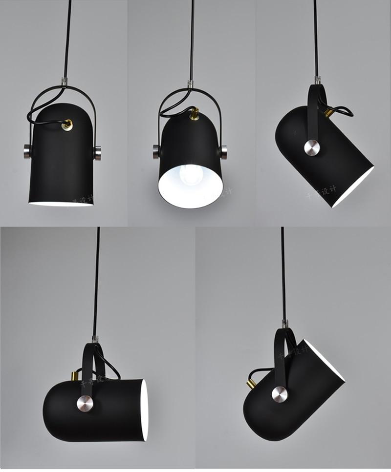 NovaNord Corner Drop Pendant Light In Metal Fixture Modern Nordic Style