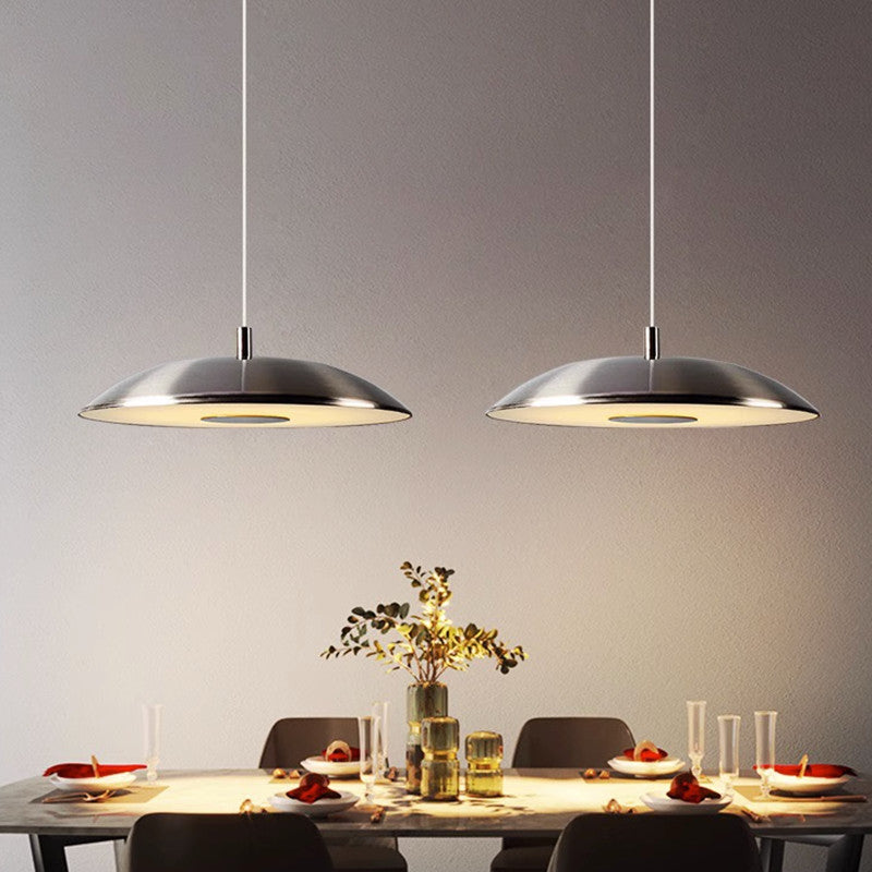 Nordic Style LED Pendant Light in Iron and Nickel Finish
