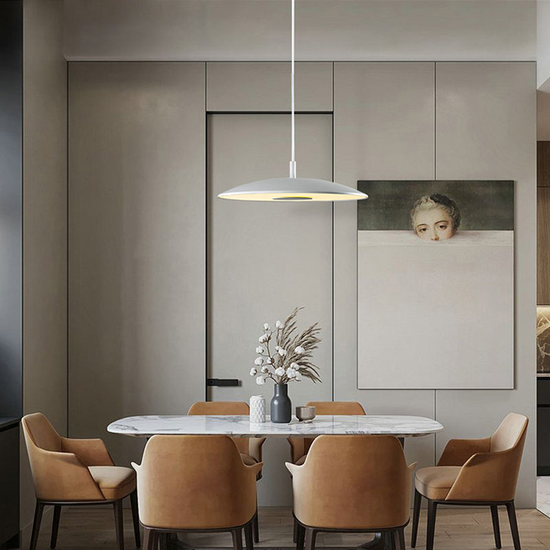 Északi stílusú LED függeszték vas és nikkel kivitelben