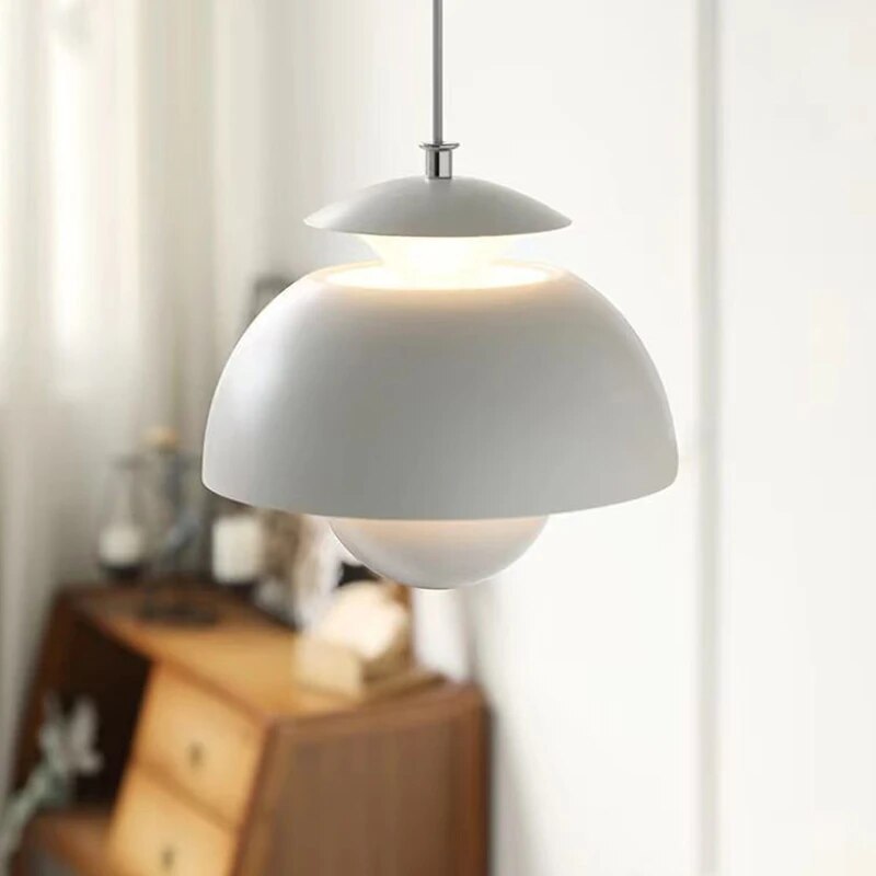 Lunora Nordic LED Pendant Light With Flower Bud Motif