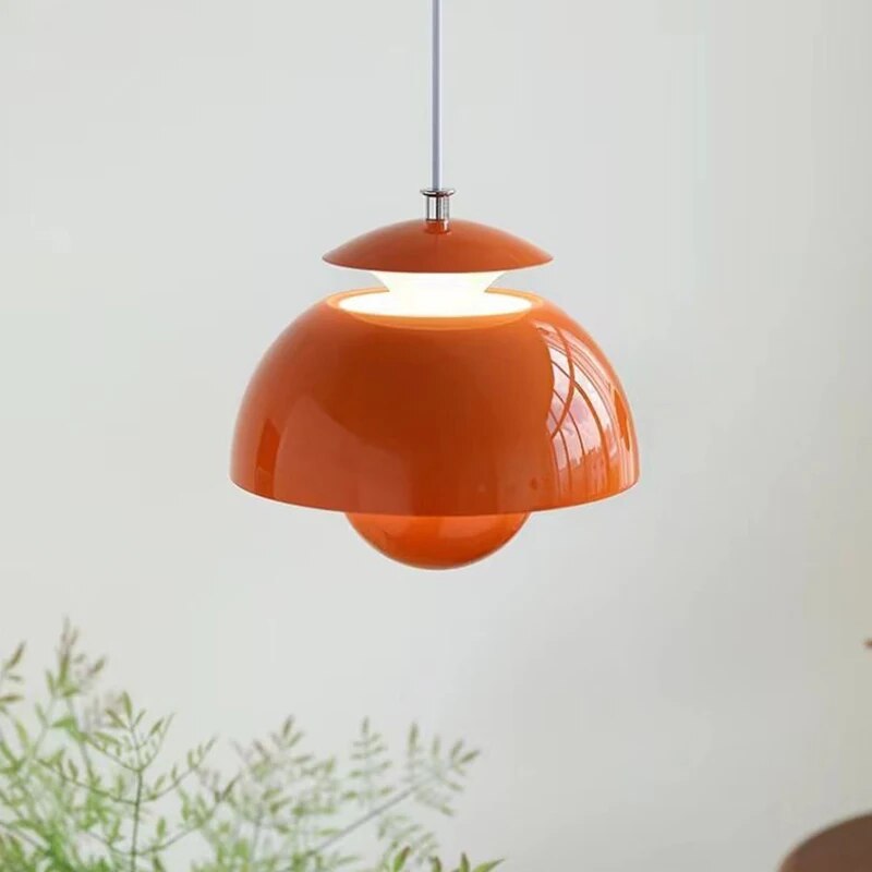 Lunora Nordic LED Pendant Light With Flower Bud Motif