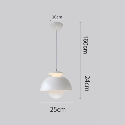 Lunora Nordic LED Pendant Light With Flower Bud Motif