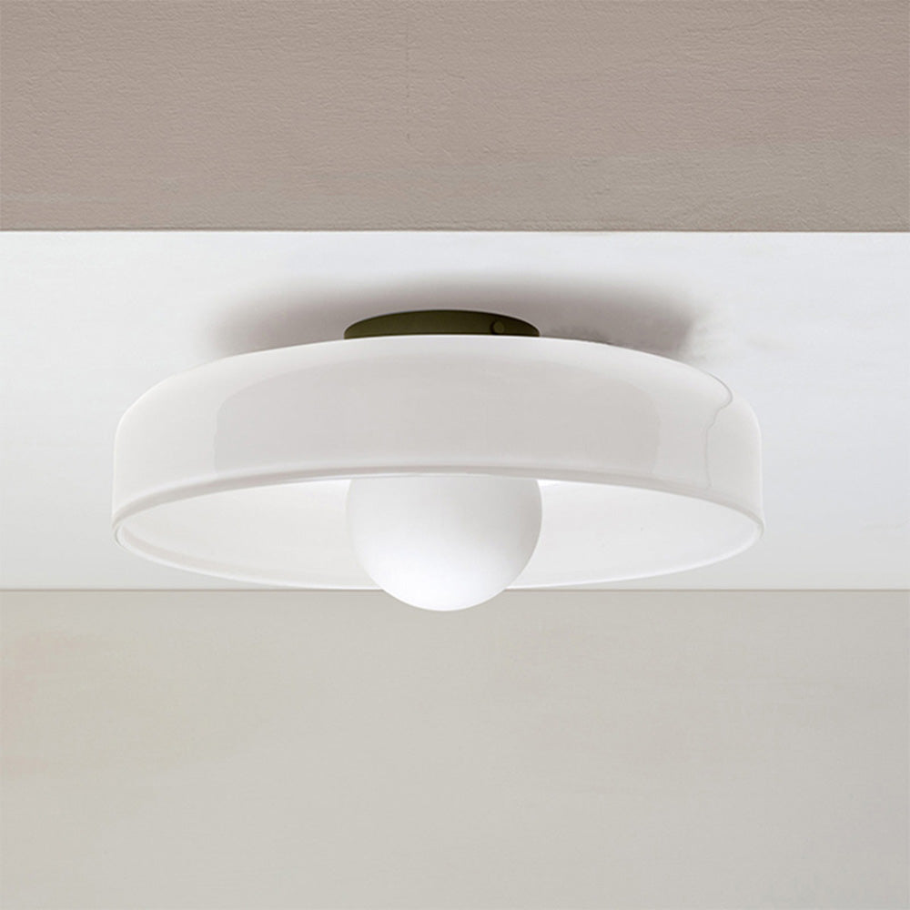 Lâmpada Redonda de Vidro Luma para Interiores Modernos e Elegantes