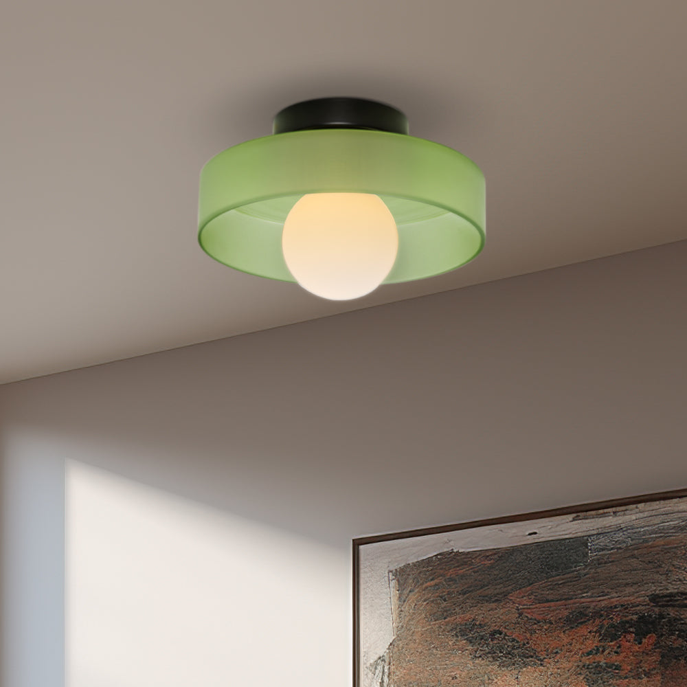 Lâmpada Redonda de Vidro Luma para Interiores Modernos e Elegantes