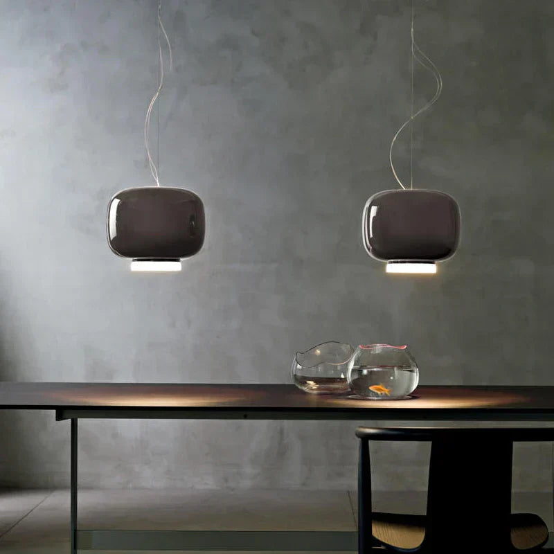 AeroLux Glass Pendant Lights for Modern Living Spaces