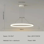 Aurion Slim Suspension Pendant Light Modern Ceiling Lamp for Living Areas