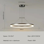 Aurion Slim Suspension Pendant Light Modern Ceiling Lamp for Living Areas