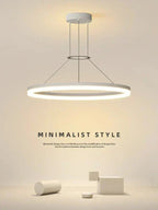 Aurion Slim Suspension Pendant Light Modern Ceiling Lamp for Living Areas