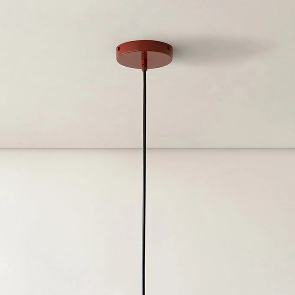 Novael Minimal Pendant Light in Metal and Glass Finish