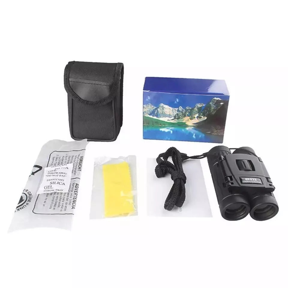 Binóculos Compactos Aventa HD 40x22 para Observação ao Ar Livre