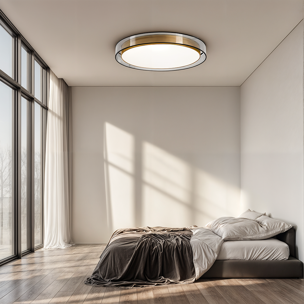 VelaNova Ceiling Lamp European Three Color Dimmable