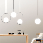 Asteri Glass Orb Pendant Lights | Table Decor Accent