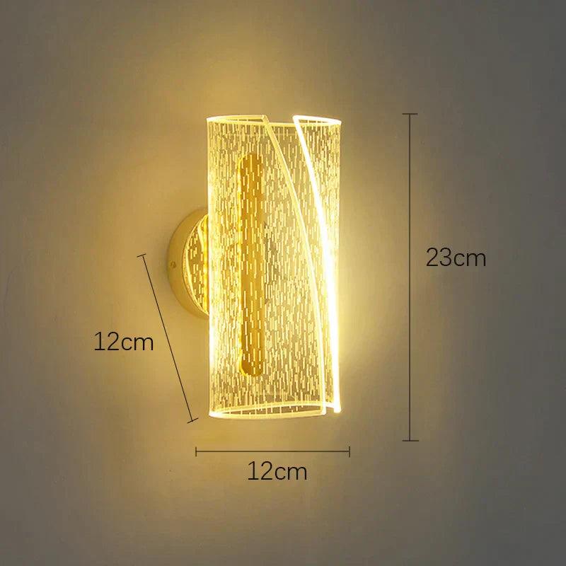 NordLustre LED Wall Light Fixture for Modern Interiors