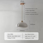 AuroraVale Cream Pendant Light With Rustic Glow For Cozy Rooms