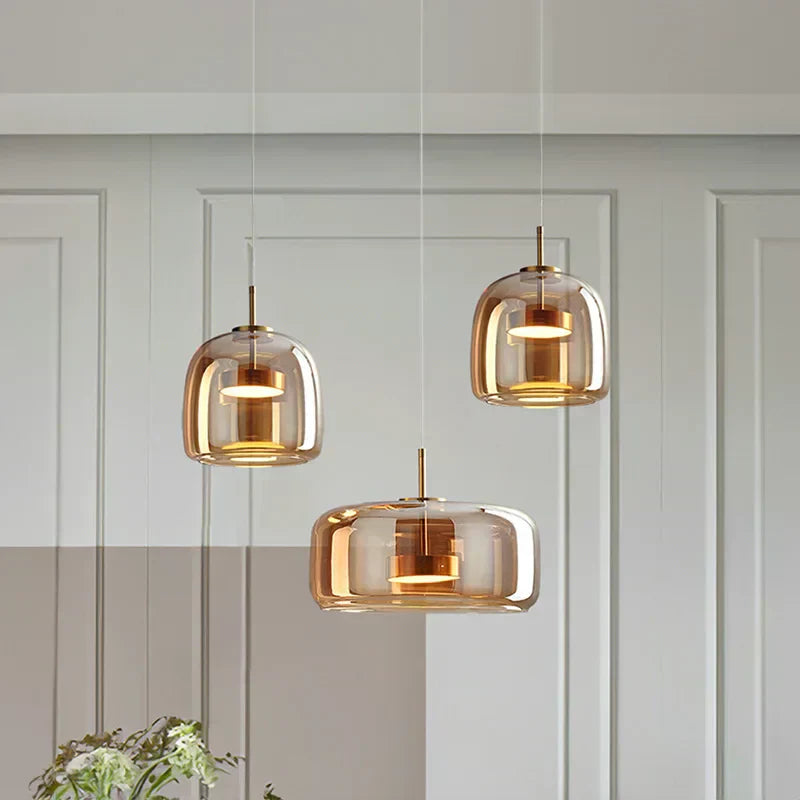 Lumera | Modern Minimalist Clear Glass Ceiling Light