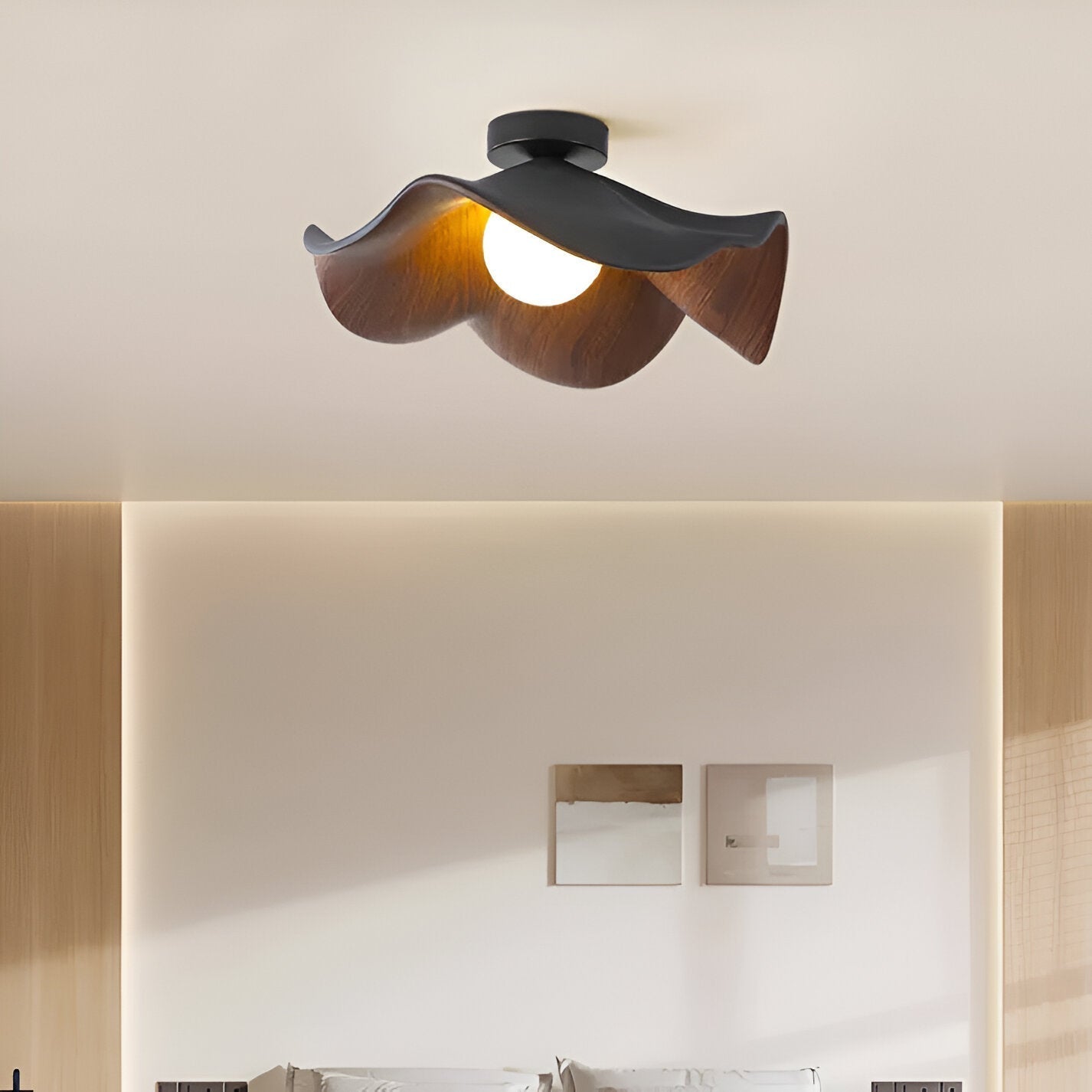 Elaris Bloom | Nordic Resin Flower LED Ceiling Light