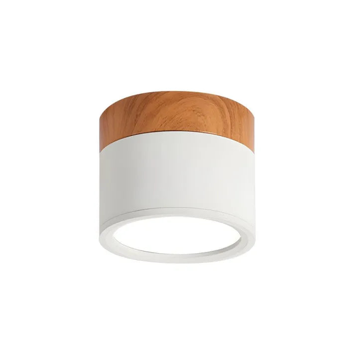 Nordic Cylinder LED Ceiling Light For Hallway With Soft Glow