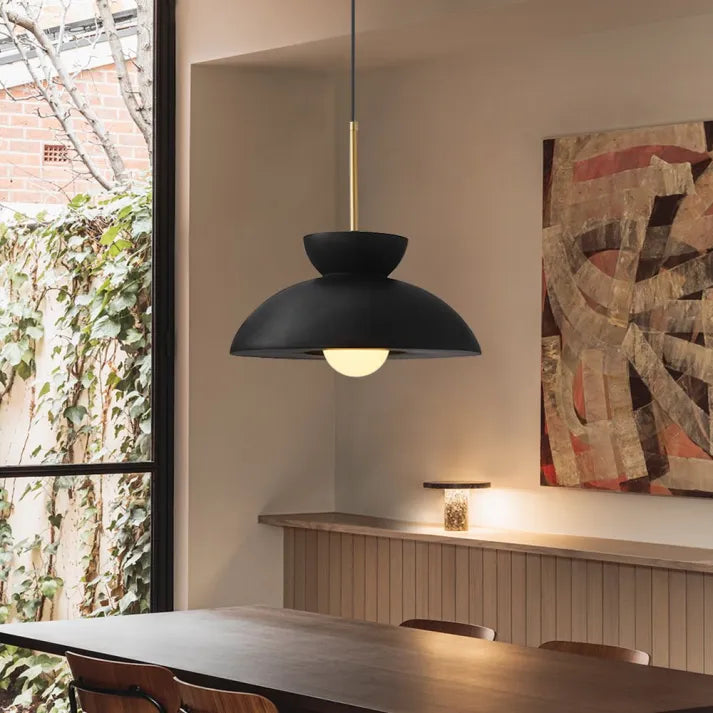 NovaLuxe Nordic Minimalist Pendant Light With Metal And Resin