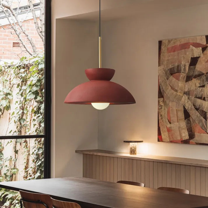 NovaLuxe Nordic Minimalist Pendant Light With Metal And Resin