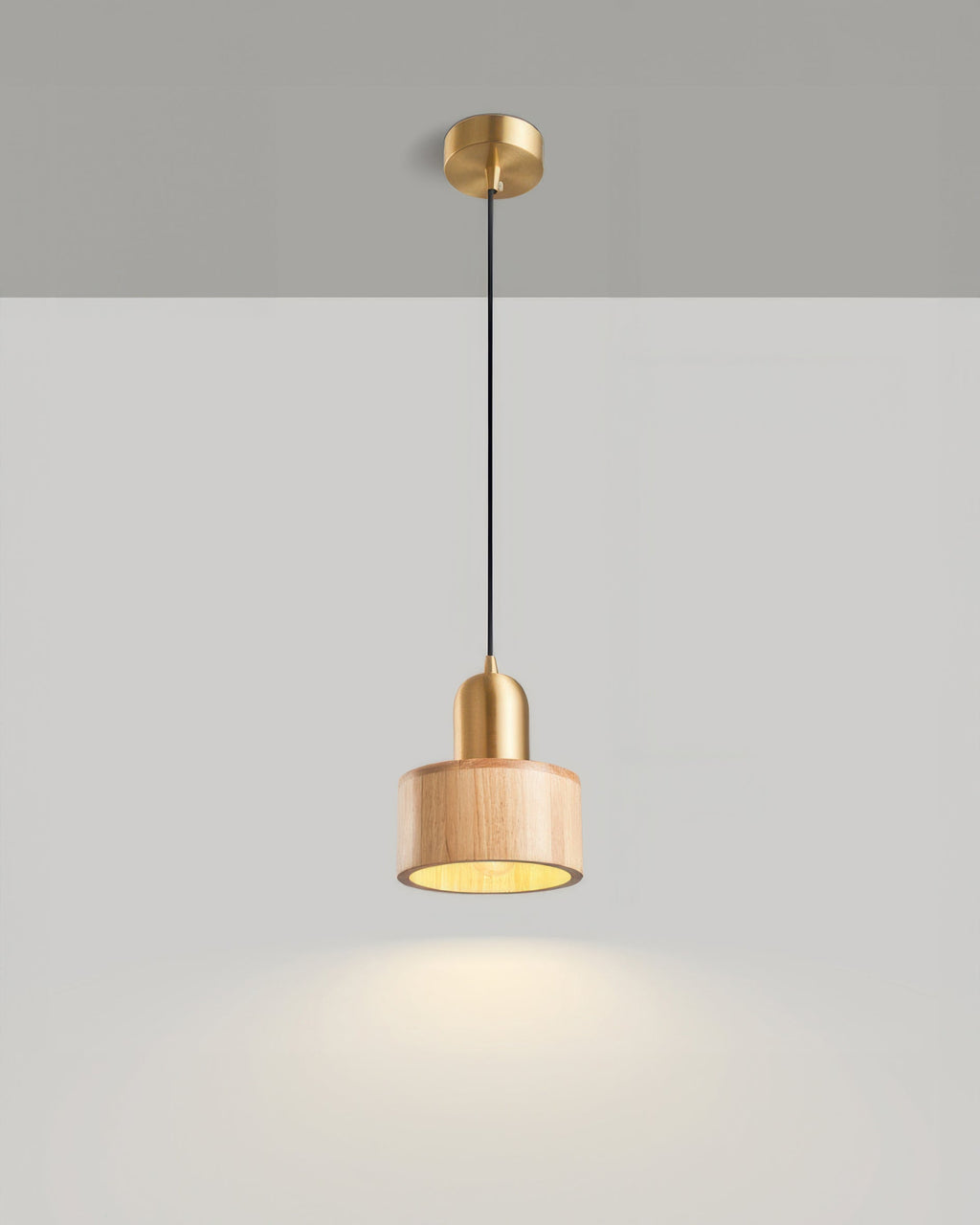 Kurai Cylinder Pendant Light Japanese Inspired Minimalist Ceiling Fixture
