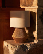 Kairo Handwoven Hemp Desk Lamp With Eco Conscious Weave
