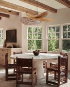 Kairoa Rattan Chandelier Japanese Inspired Wabi Sabi Handwoven Ambient Lighting