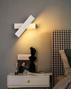 Eldara Nordic Wood Grain Wall Light With Adjustable Rotatable Arm