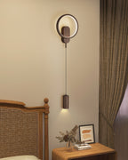 Kairoa Nordic Wood Grain Wall Lamp With Japanese Influence For Cozy Ambience