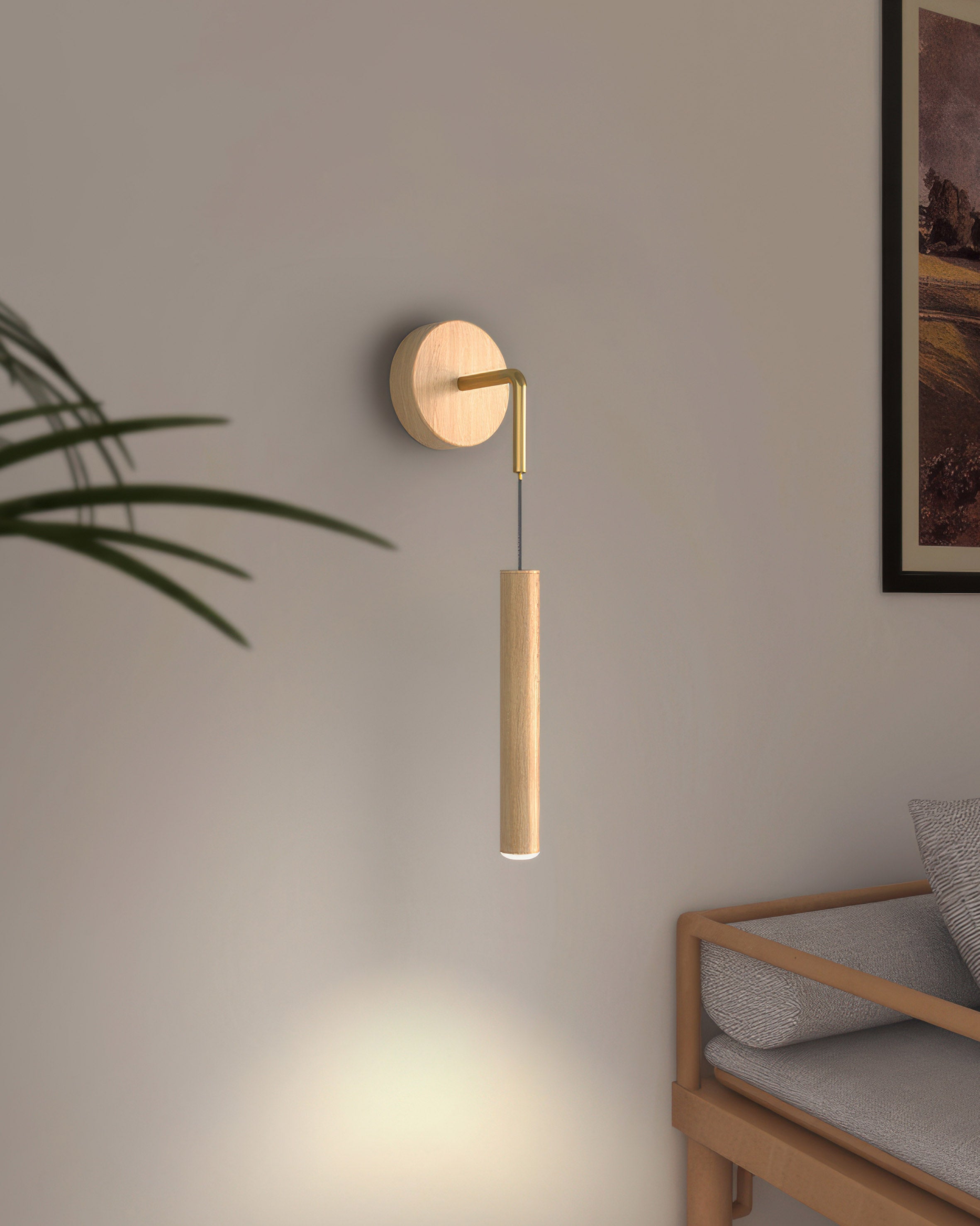 LumaCore Modern Cylinder LED Wall Sconce For Hallways Bedrooms And Living Areas