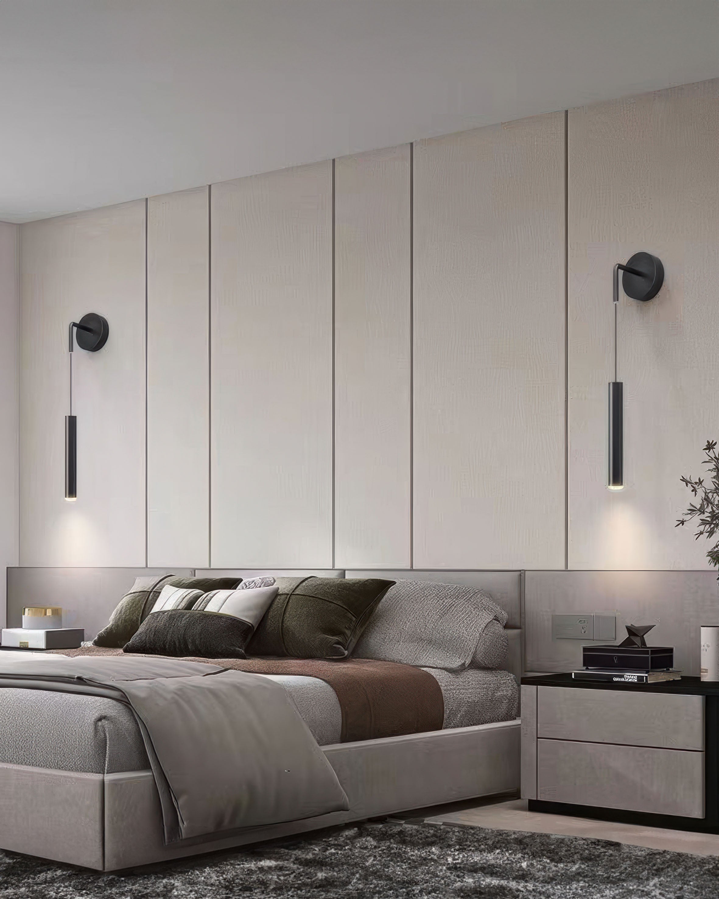 LumaCore Modern Cylinder LED Wall Sconce For Hallways Bedrooms And Living Areas