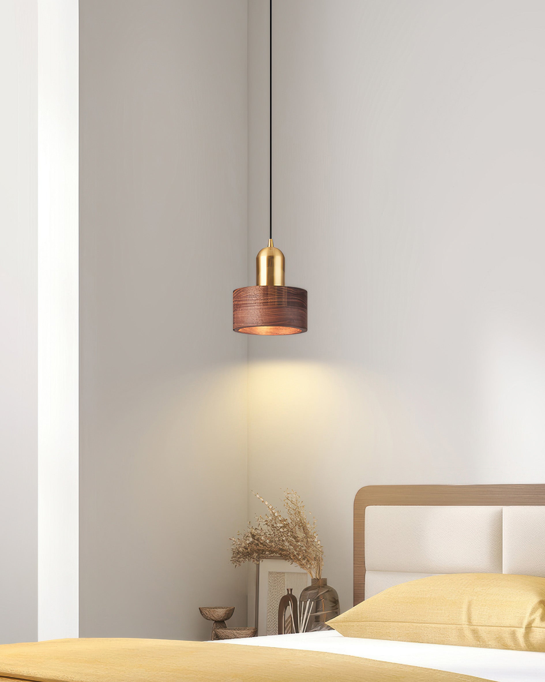 Kurai Cylinder Lampa Wisząca Japońska Inspiracja Minimalistyczna Lampa Sufitowa