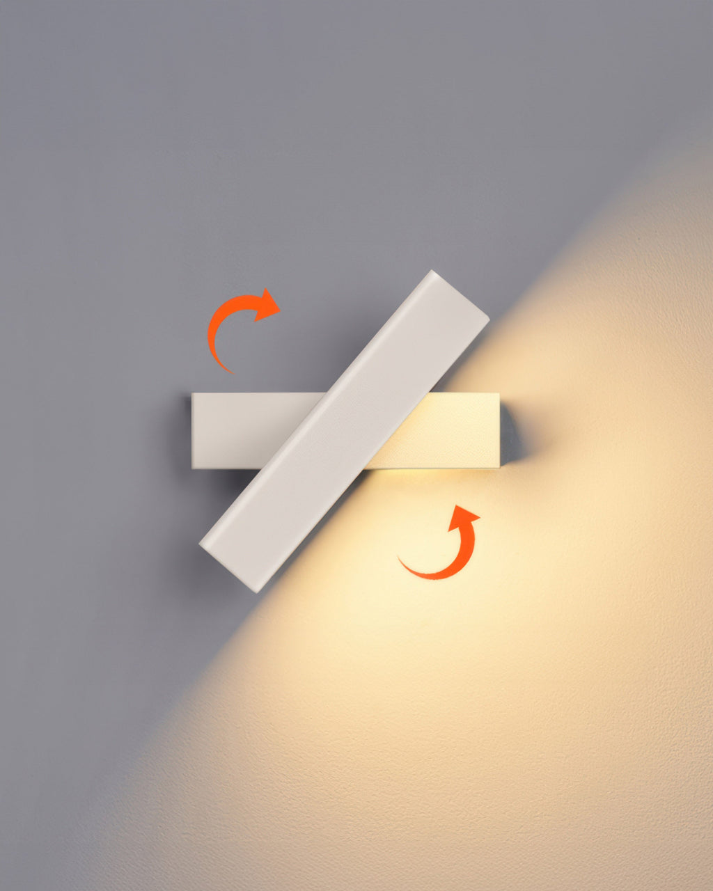 Eldara Nordic Wood Grain Wall Light With Adjustable Rotatable Arm