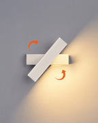 Eldara Nordic Wood Grain Wall Light With Adjustable Rotatable Arm