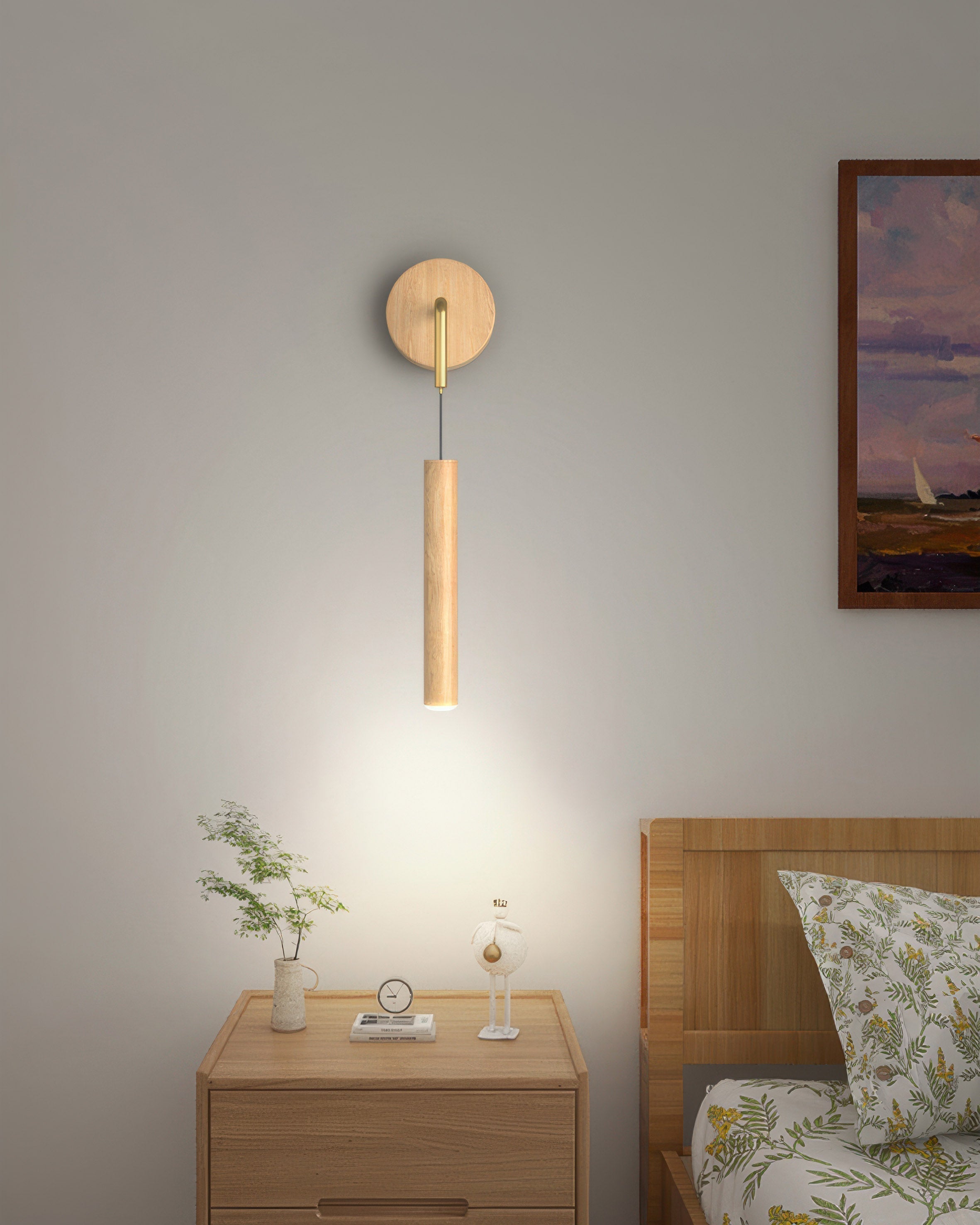 LumaCore Modern Cylinder LED Wall Sconce For Hallways Bedrooms And Living Areas