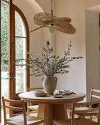 Kairoa Rattan Chandelier Japanese Inspired Wabi Sabi Handwoven Ambient Lighting