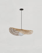 Kairoa Rattan Chandelier Japanese Inspired Wabi Sabi Handwoven Ambient Lighting