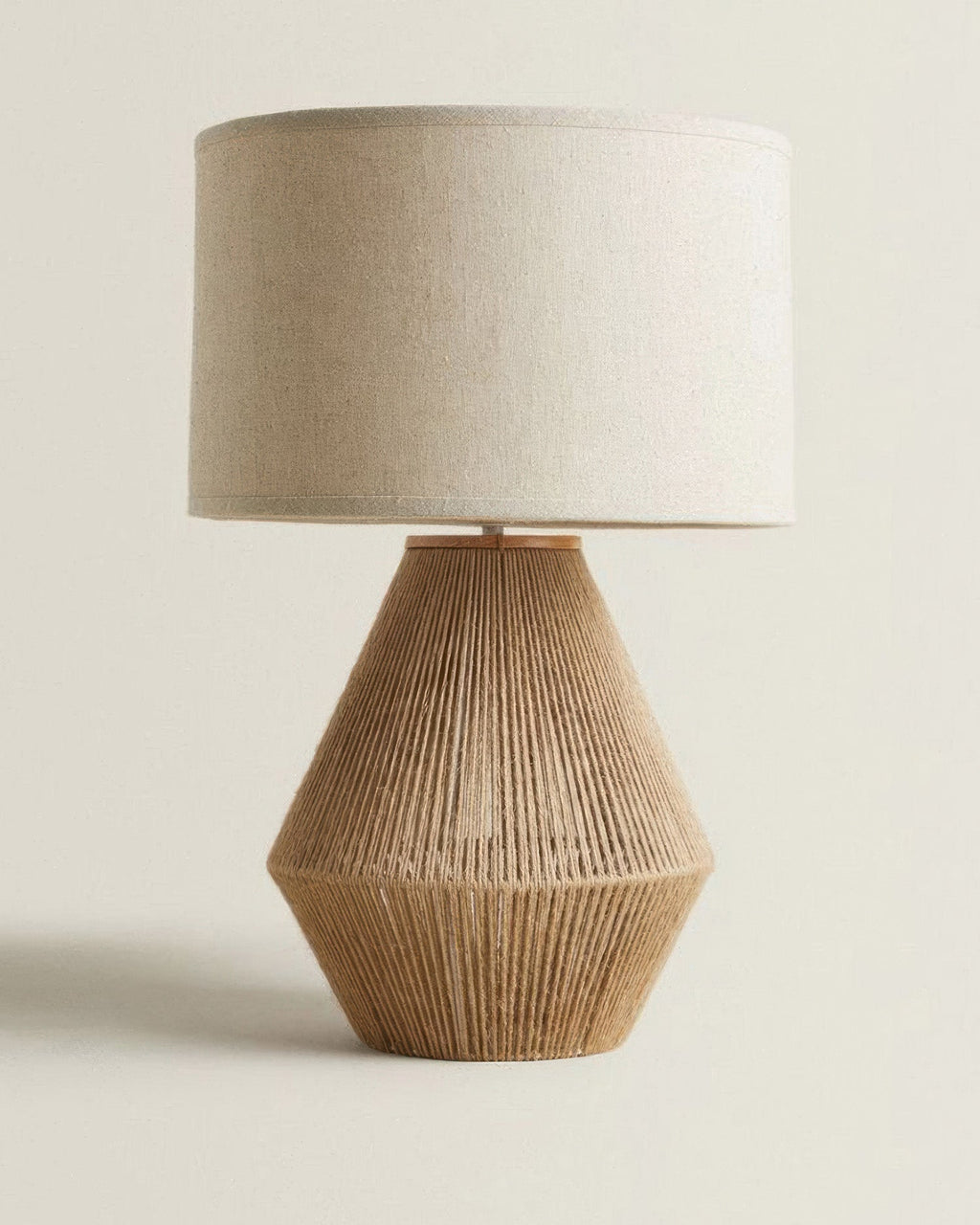 Kairo Handwoven Hemp Desk Lamp With Eco Conscious Weave