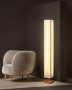 Nirela Wabi-Sabi Floor Lamp For Living Room And Reading Nook